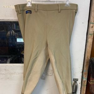 Irideon Full-Seat tan ribbed breeches - 3XL